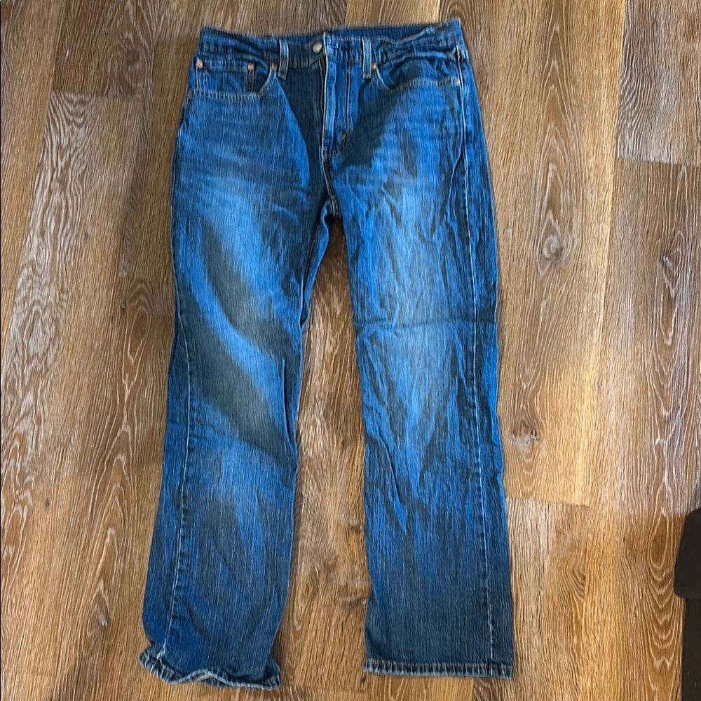 Signature 527 Jean in size 34x32 Levi Strauss ClassicBlue Straight m’s Jeans GUC